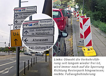 Straßenschilder